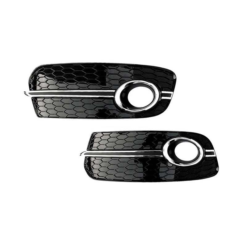 2013-2018 Audi Front Bumper Down Grille Honeycomb Style Non S Line Fog Light Grilles For Audi Q5 SQ5 8R.5/B8.5