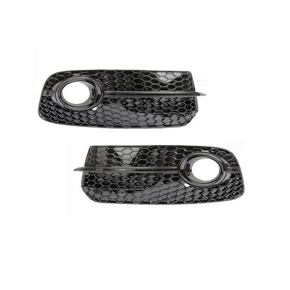 2013-2018 Audi Front Bumper Down Grille Honeycomb Style Non S Line Fog Light Grilles For Audi Q5 SQ5 8R.5/B8.5
