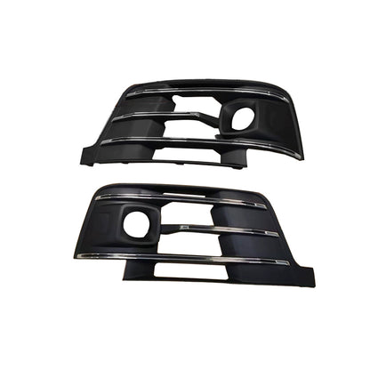 2016-2019 Audi Front Bumper Down Grille Honeycomb Style Fog Light Grilles For Audi Q7 SQ7 4M