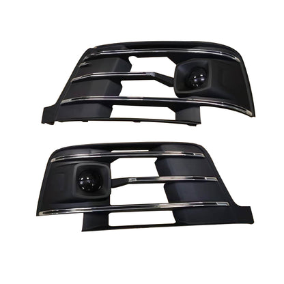 2016-2019 Audi Front Bumper Down Grille Honeycomb Style Fog Light Grilles For Audi Q7 SQ7 4M