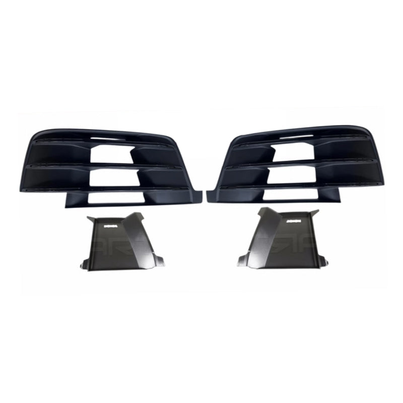 2016-2019 Audi Front Bumper Down Grille Honeycomb Style Fog Light Grilles For Audi Q7 SQ7 4M