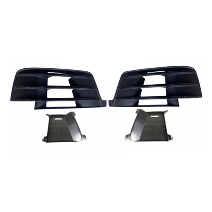 2016-2019 Audi Front Bumper Down Grille Honeycomb Style Fog Light Grilles For Audi Q7 SQ7 4M