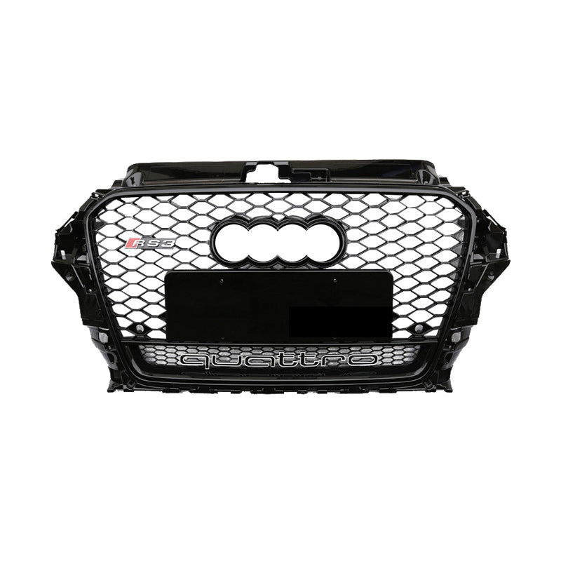 2013-2016 Audi RS3 Honeycomb Grille with lower mesh Quattro For Audi A3 S3 8V