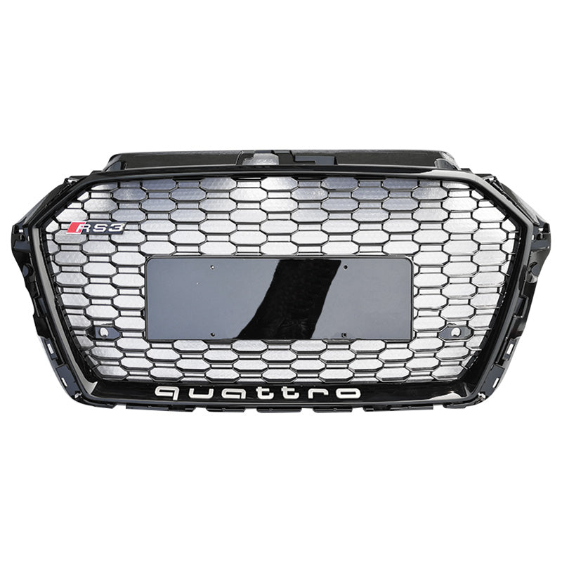 2017-2019 Audi RS3 Honeycomb Grille For Audi A3 S3 8V.5