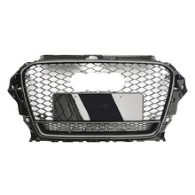 2013-2016 Audi RS3 Honeycomb Grille with lower mesh Quattro For Audi A3 S3 8V