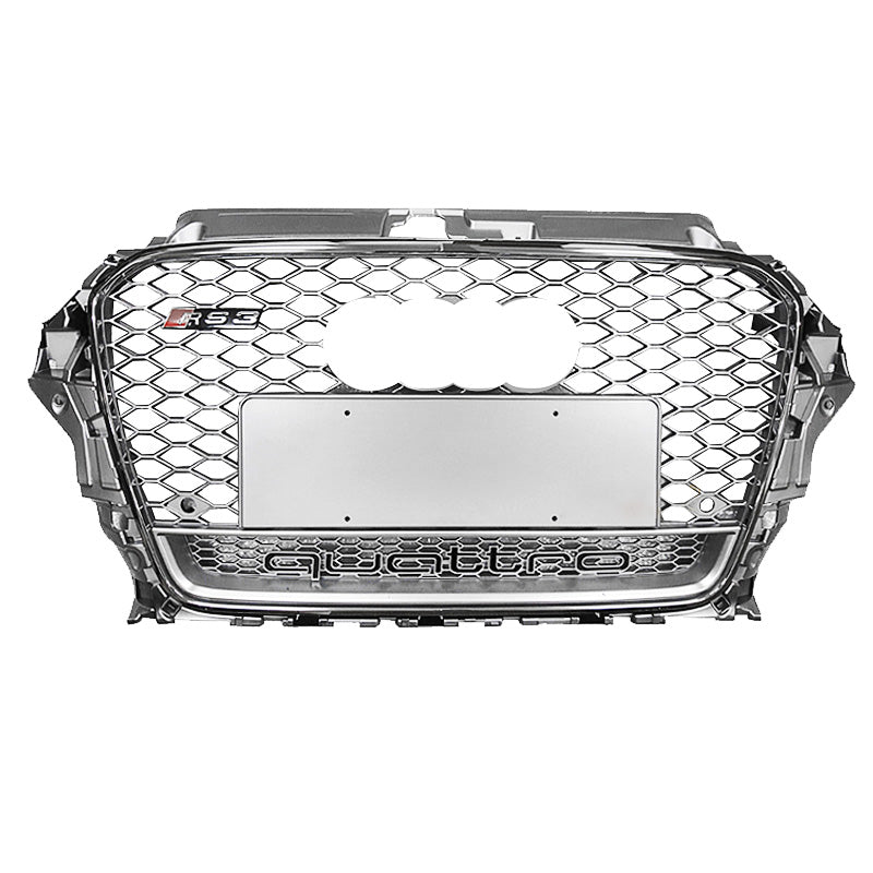 2013-2016 Audi RS3 Honeycomb Grille with lower mesh Quattro For Audi A3 S3 8V