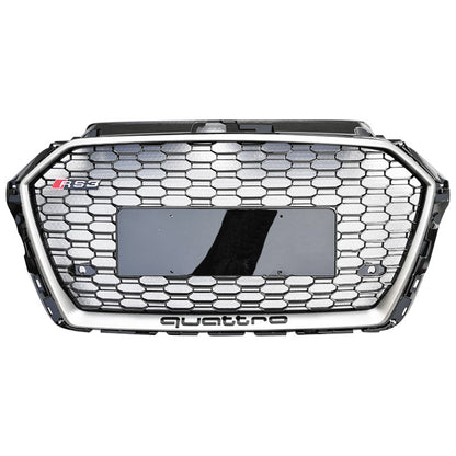 2017-2019 Audi RS3 Honeycomb Grille For Audi A3 S3 8V.5