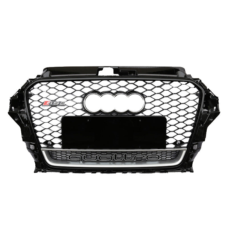 2013-2016 Audi RS3 Honeycomb Grille with lower mesh Quattro For Audi A3 S3 8V