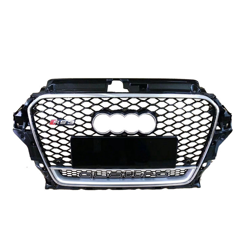 2013-2016 Audi RS3 Honeycomb Grille with lower mesh Quattro For Audi A3 S3 8V