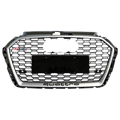 2017-2019 Audi RS3 Honeycomb Grille For Audi A3 S3 8V.5