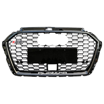 2017-2019 Audi RS3 Honeycomb Grille For Audi A3 S3 8V.5