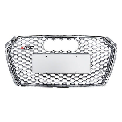 2017-2019 Audi RS4 Honeycomb Front Grille For Audi A4 S4 B9