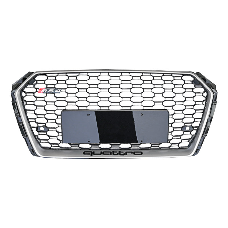 2017-2019 Audi RS4 Honeycomb Front Grille For Audi A4 S4 B9