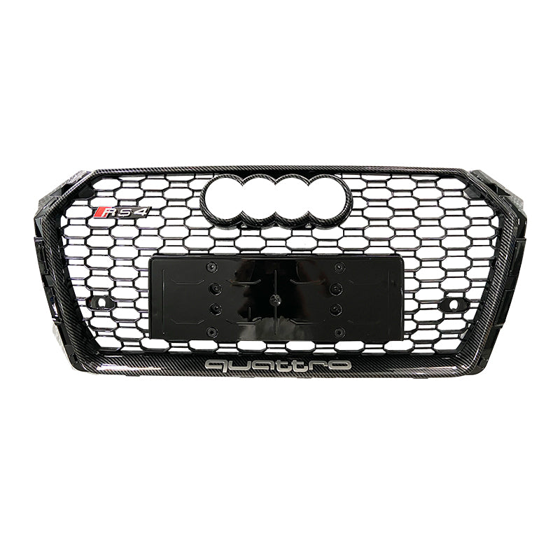 2017-2019 Audi RS4 Honeycomb Front Grille For Audi A4 S4 B9