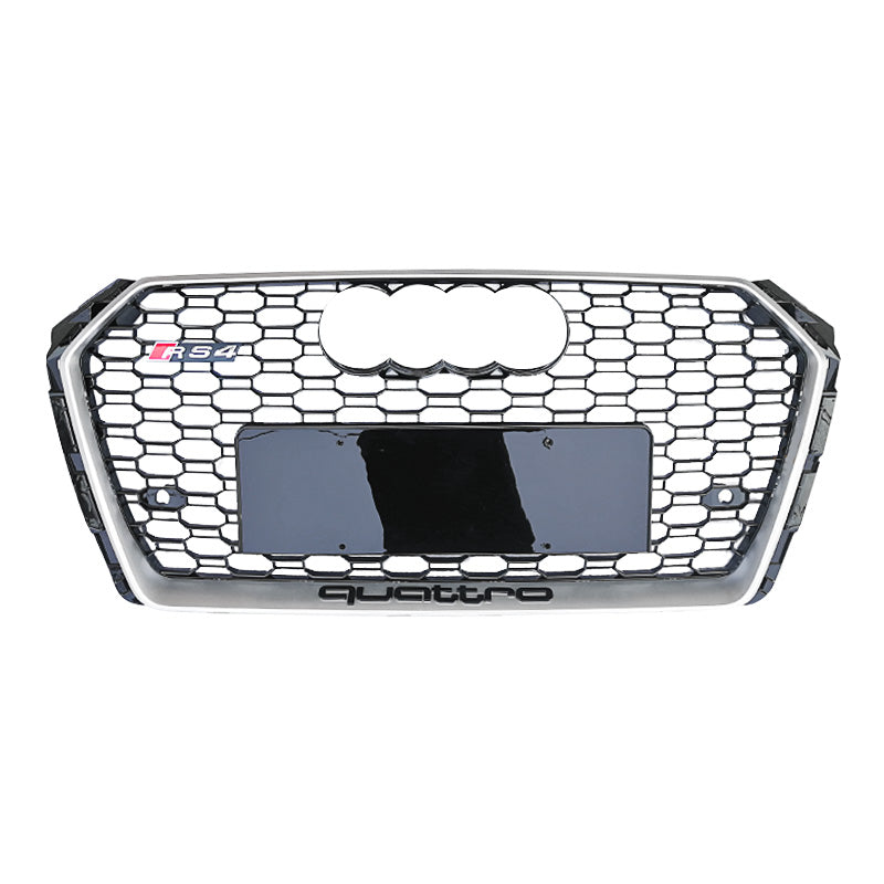 2017-2019 Audi RS4 Honeycomb Front Grille For Audi A4 S4 B9