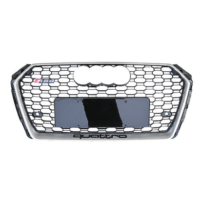 2017-2019 Audi RS4 Honeycomb Front Grille For Audi A4 S4 B9