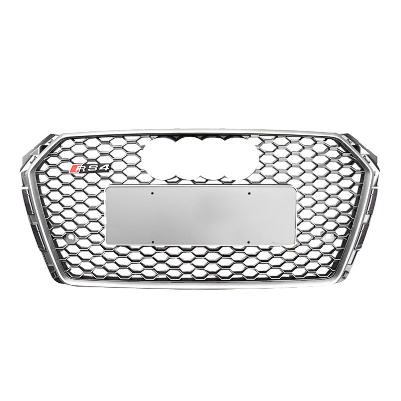 2017-2019 Audi RS4 Honeycomb Front Grille For Audi A4 S4 B9