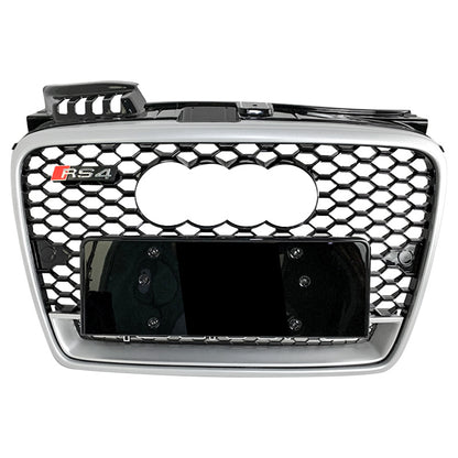 2005-2007 Audi RS4 Style Honeycomb Front Grille For Audi A4 B7 Non S Line