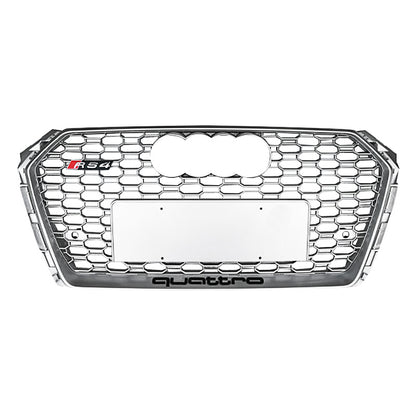 2017-2019 Audi RS4 Honeycomb Front Grille For Audi A4 S4 B9