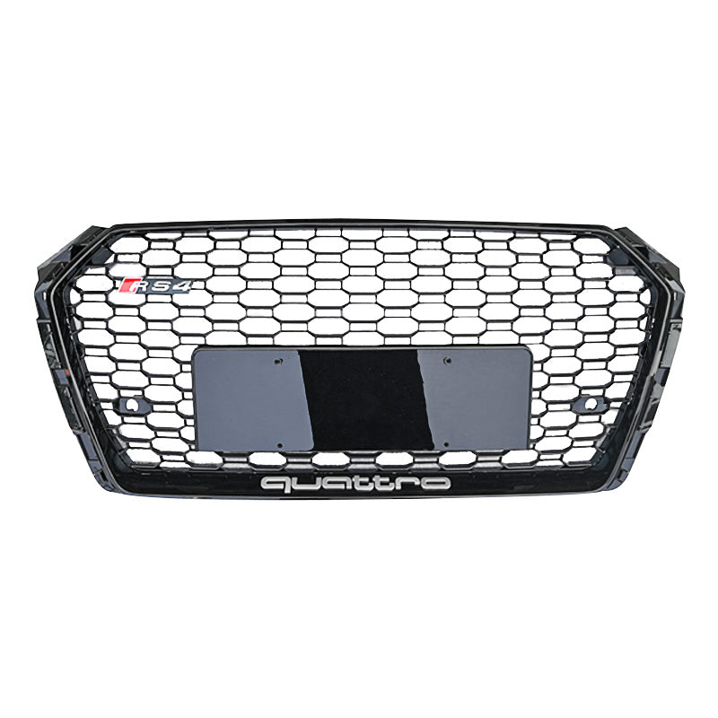 2017-2019 Audi RS4 Honeycomb Front Grille For Audi A4 S4 B9