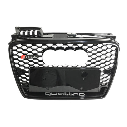 2005-2007 Audi RS4 Style Honeycomb Front Grille For Audi A4 B7 Non S Line