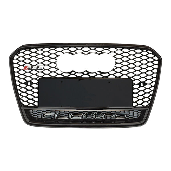 2012-2016 Audi RS5 Honeycomb Grille With Lower Mesh Quattro For Audi A5 S5 B8.5