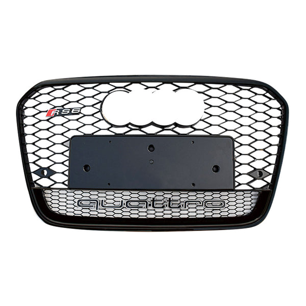 2012-2015 Audi RS6 Honeycomb Grille With Lower Mesh Quattro For Audi A6 S6 C7
