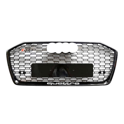 2019-2025 Audi RS6 Honeycomb Grille For Audi A6 S6 C8 C8.5 R style