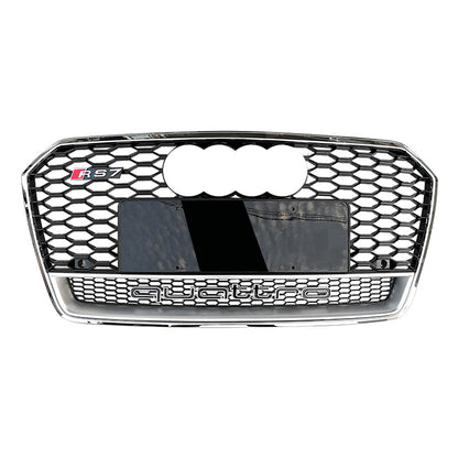 2016-2018 Audi RS7 Honeycomb Grille With Lower Mesh Quattro For Audi A7 S7 C7.5