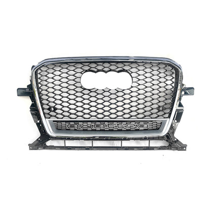 2013-2018 Audi RSQ5 Honeycomb Grille With Lower Mesh Quattto For Audi Q5 SQ5 8R.5/B8.5