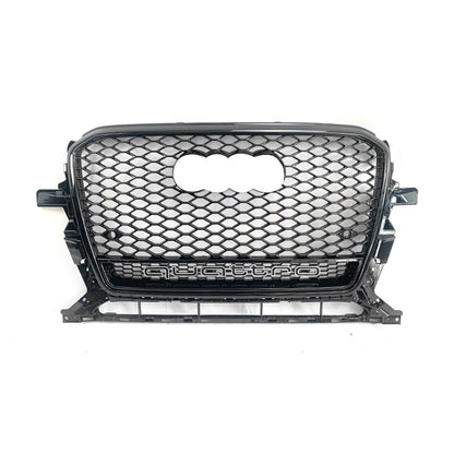 2013-2018 Audi RSQ5 Honeycomb Grille With Lower Mesh Quattto For Audi Q5 SQ5 8R.5/B8.5