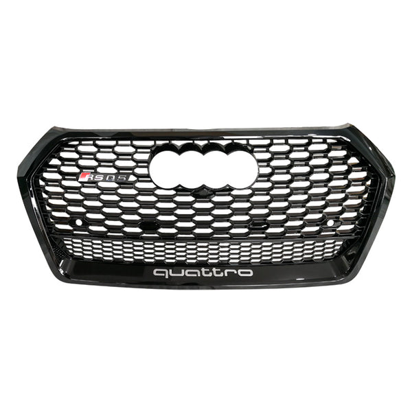 2019-2021 Audi RSQ5 Honeycomb Grille With Lower Mesh Quattto For Audi Q5 SQ5 B9