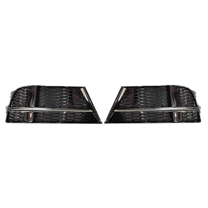 2017-2019 A3 S3 8V.5 Audi Front Bumper Down Grille Honeycomb Style S line Fog Light Grilles For Audi A3 S3 8V.5