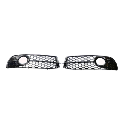 2009-2011 Audi Front Bumper Down Grille Honeycomb Style Fog Light Grilles For Audi A6 S6 C6
