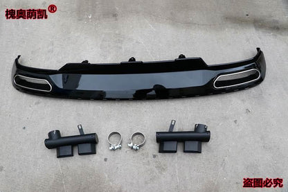 2012-2015 Audi A6 S6 Rear Diffuser With Tailpipe For Audi A6 S6 C7